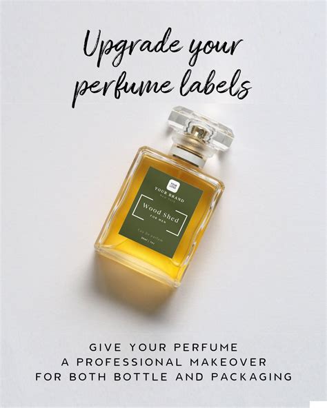 design your own perfume label.